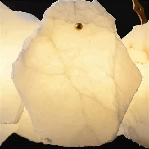 Alabaster Round Chandelier by Franing - Chandelier .SHOP ALL .Alabaster