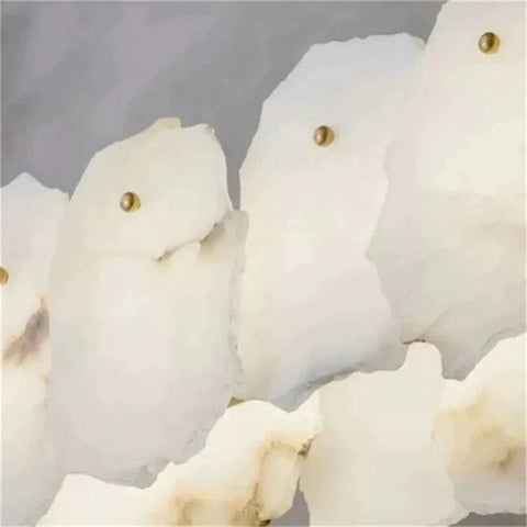 Alabaster Round Chandelier by Franing - Chandelier .SHOP ALL .Alabaster