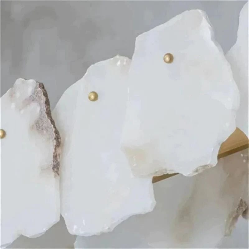 Alabaster Round Chandelier by Franing - Chandelier .SHOP ALL .Alabaster