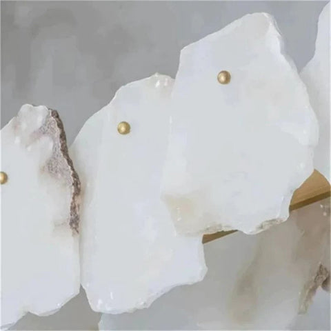 Alabaster Round Chandelier by Franing - Chandelier .SHOP ALL .Alabaster