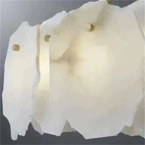 Alabaster Round Chandelier by Franing - Chandelier .SHOP ALL .Alabaster