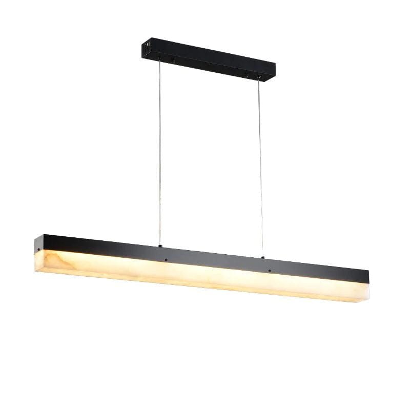Alabaster Simple Linear Kitchen Island Chandelier by Franing - Chandelier .SHOP ALL .Alabaster，Island counter/dining room
