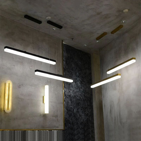 Alabaster Simple Linear Kitchen Island Chandelier by Franing - Chandelier .SHOP ALL .Alabaster，Island counter/dining room