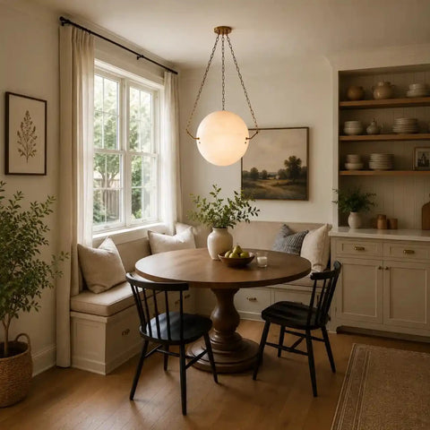 Alabaster Sphere Suspension Lamp, Pendant Kitchen Island Lamp by Franing - SHOP ALL,pendant,Alabaster