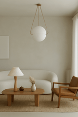 Alabaster Sphere Suspension Lamp, Pendant Kitchen Island Lamp by Franing - SHOP ALL,pendant,Alabaster