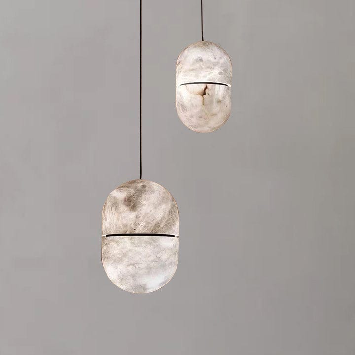 Alabaster Symmetry Pendant Light, Island Mini Pendant Light by Franing - SHOP ALL,pendant,Alabaster