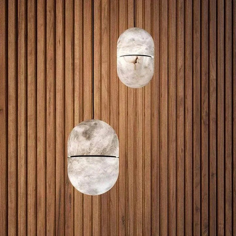 Alabaster Symmetry Pendant Light, Island Mini Pendant Light by Franing - SHOP ALL,pendant,Alabaster