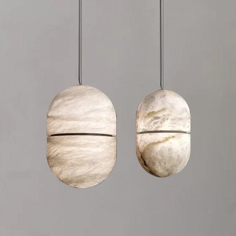 Alabaster Symmetry Pendant Light, Island Mini Pendant Light by Franing - SHOP ALL,pendant,Alabaster