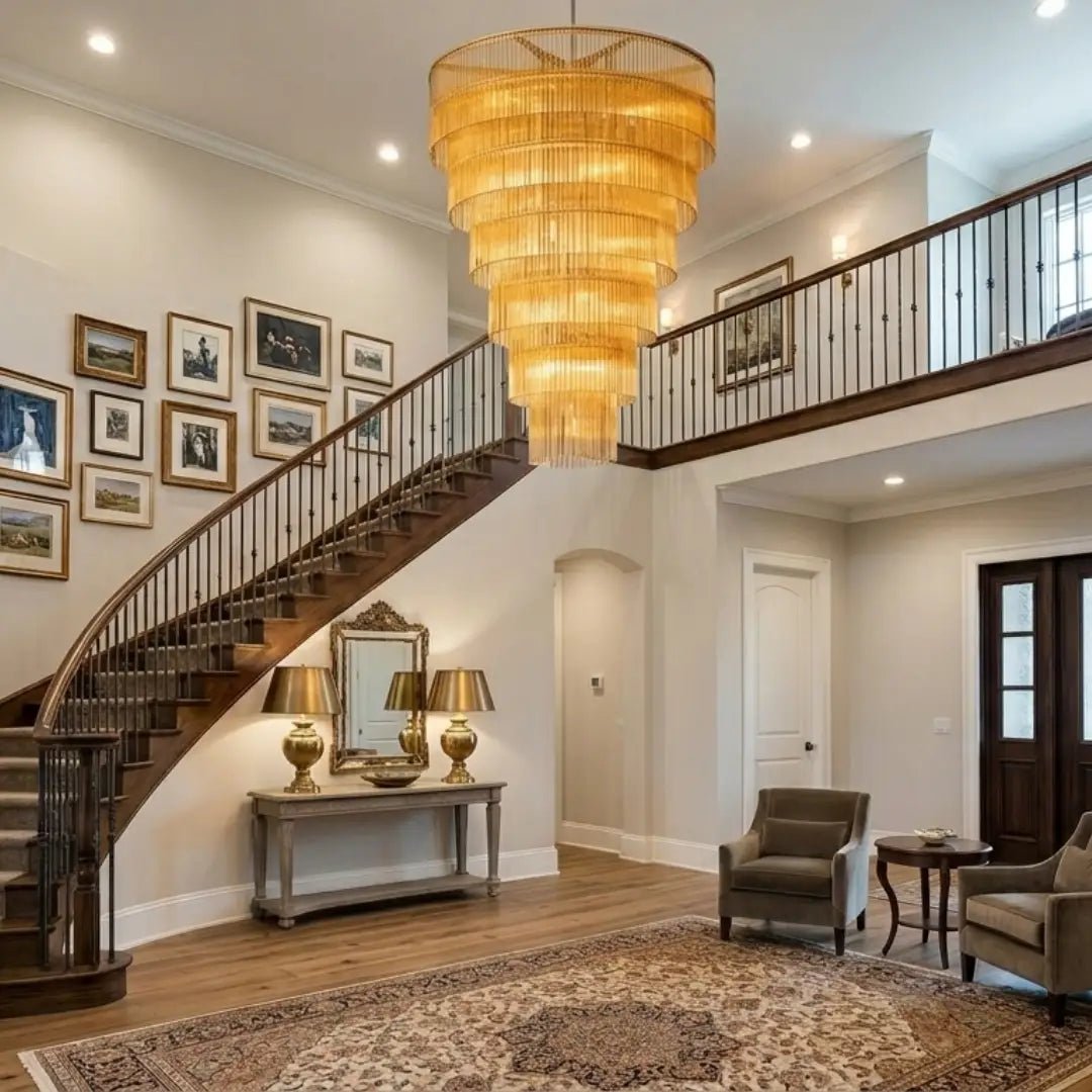 Amadeo 36″ Grand Chandelier – Elegant Ceiling Lighting by Franing - Chandelier,SHOP ALL,glass chandelier
