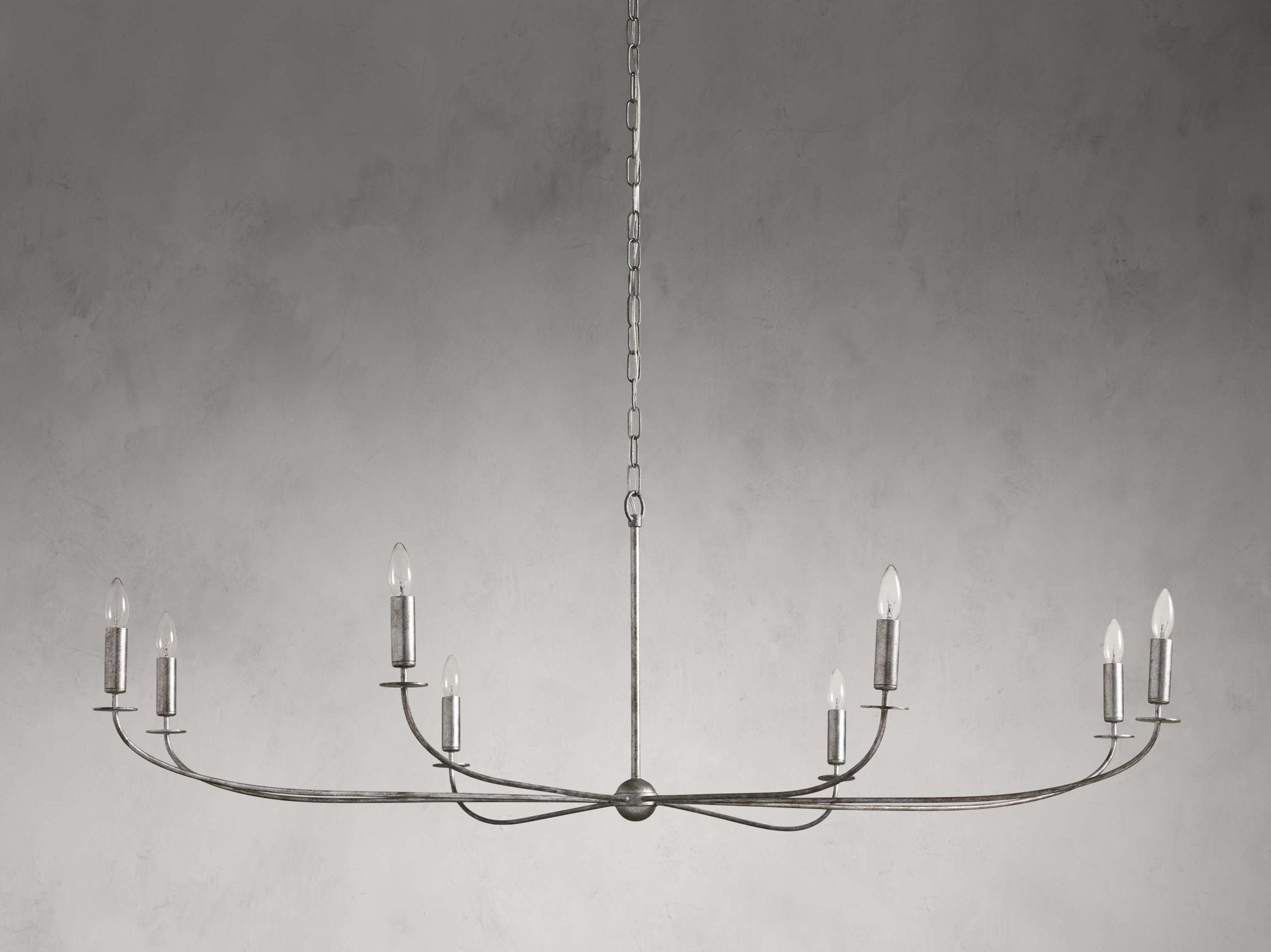 Arnett Round Chandelier in Silver by Franing - Chandelier,SHOP ALL,metal chandelier,Farmhouse