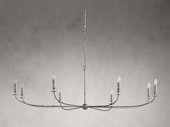 Arnett Round Chandelier in Silver by Franing - Chandelier,SHOP ALL,metal chandelier,Farmhouse