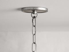 Arnett Round Chandelier in Silver by Franing - Chandelier,SHOP ALL,metal chandelier,Farmhouse