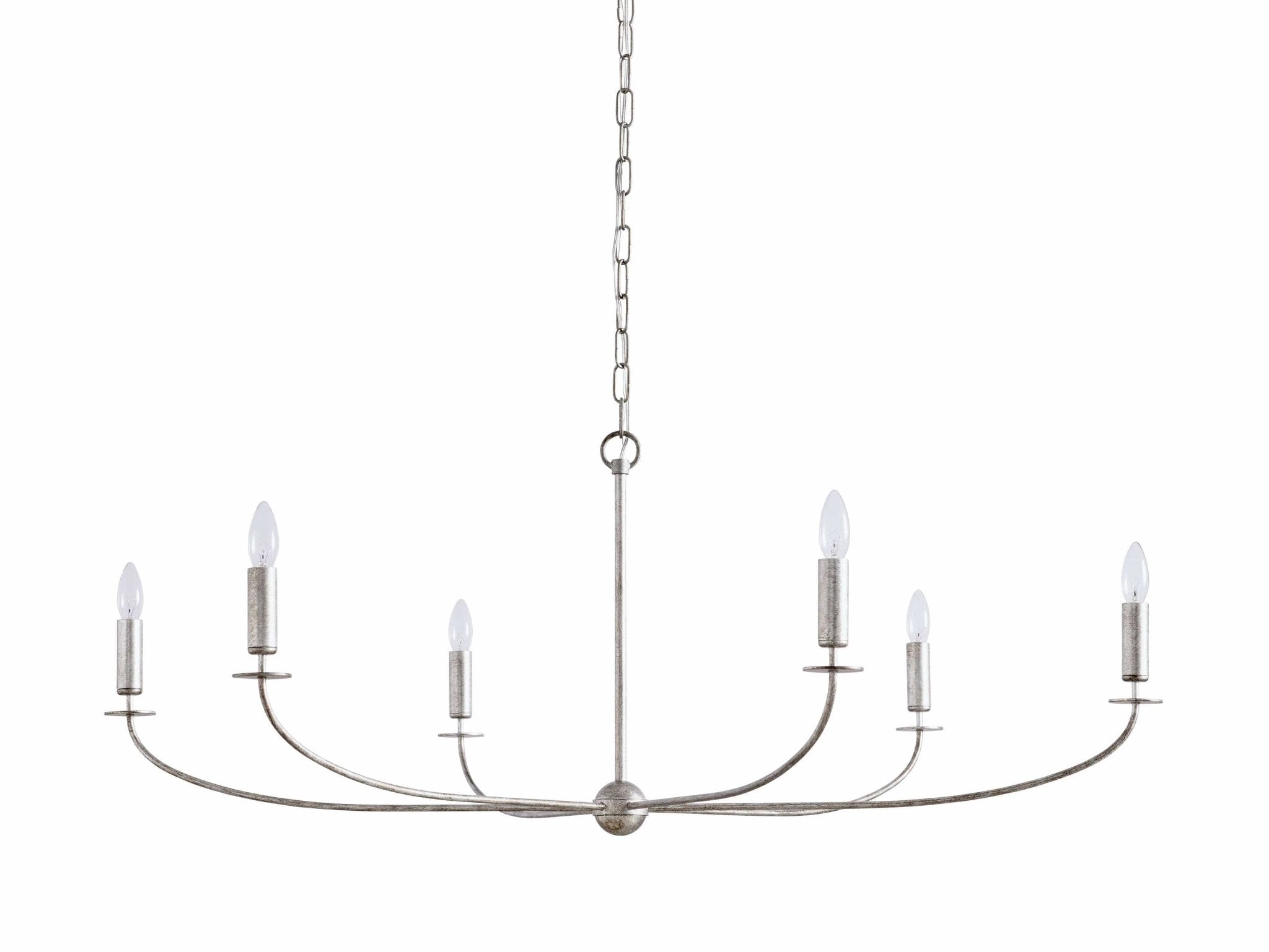 Arnett Round Chandelier in Silver by Franing - Chandelier,SHOP ALL,metal chandelier,Farmhouse