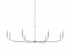 Arnett Round Chandelier in Silver by Franing - Chandelier,SHOP ALL,metal chandelier,Farmhouse