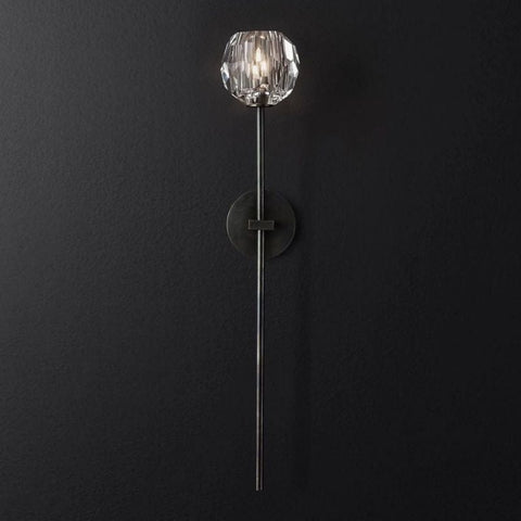 Boule Clear Crystal Grand Wall Sconce by Franing - shop all .wall .Crystal wall lamp