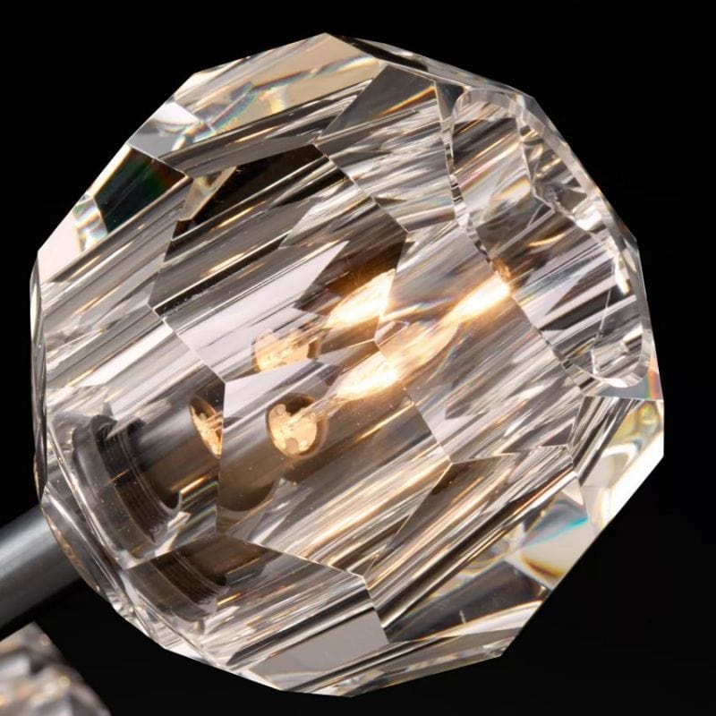 Boule Clear Glass Sconce by Franing - shop all .wall .Crystal wall lamp