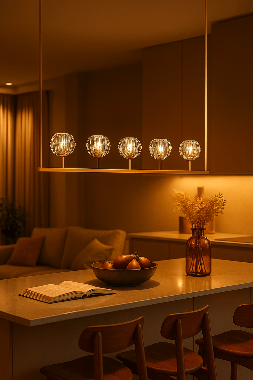 Boule Cristal Linear Chandelier 48" by Franing - Boule .Chandelier .SHOP ALL .crystal chandelier，Island counter/dining room