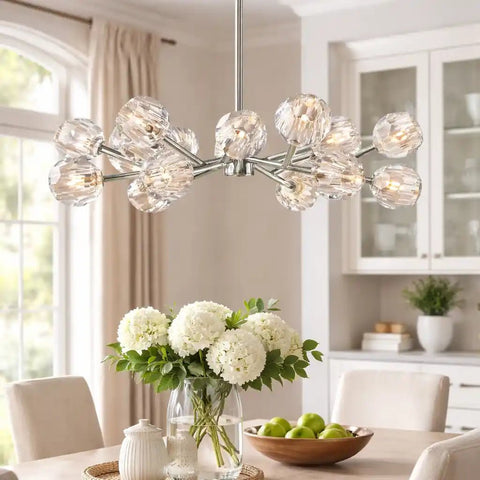 Boule Cristal Round Chandelier 36" by Franing - Boule .Chandelier .SHOP ALL .crystal chandelier