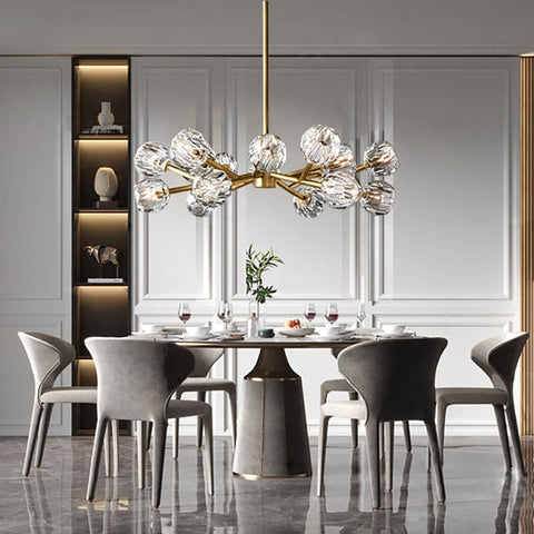Boule Cristal Round Chandelier 36" by Franing - Boule .Chandelier .SHOP ALL .crystal chandelier