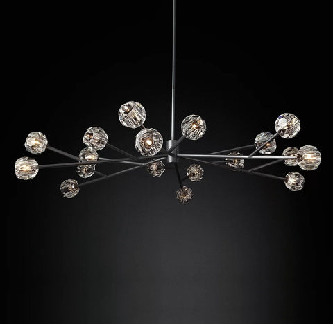 Boule Crystal Round Chandelier 72" by Franing - Boule .Chandelier .SHOP ALL .crystal chandelier