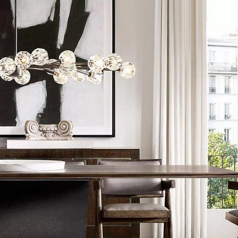 Boule Crystal Round Chandelier 72" by Franing - Boule .Chandelier .SHOP ALL .crystal chandelier