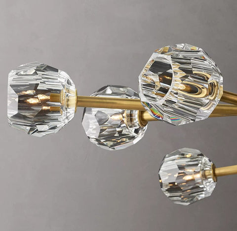 Boule Crystal Round Chandelier 72" by Franing - Boule .Chandelier .SHOP ALL .crystal chandelier