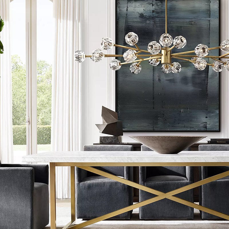 Boule Crystal Round Chandelier 72" by Franing - Boule .Chandelier .SHOP ALL .crystal chandelier