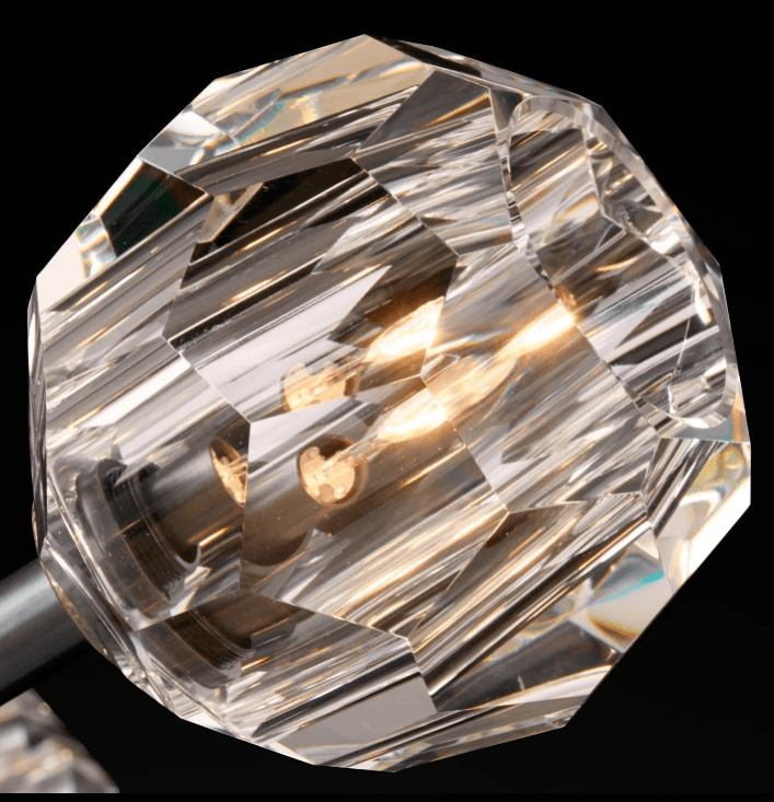 Boule Crystal Round Cluster 3 Lights Pendant by Franing - Boule .Chandelier .SHOP ALL .crystal chandelier，Island counter/dining room