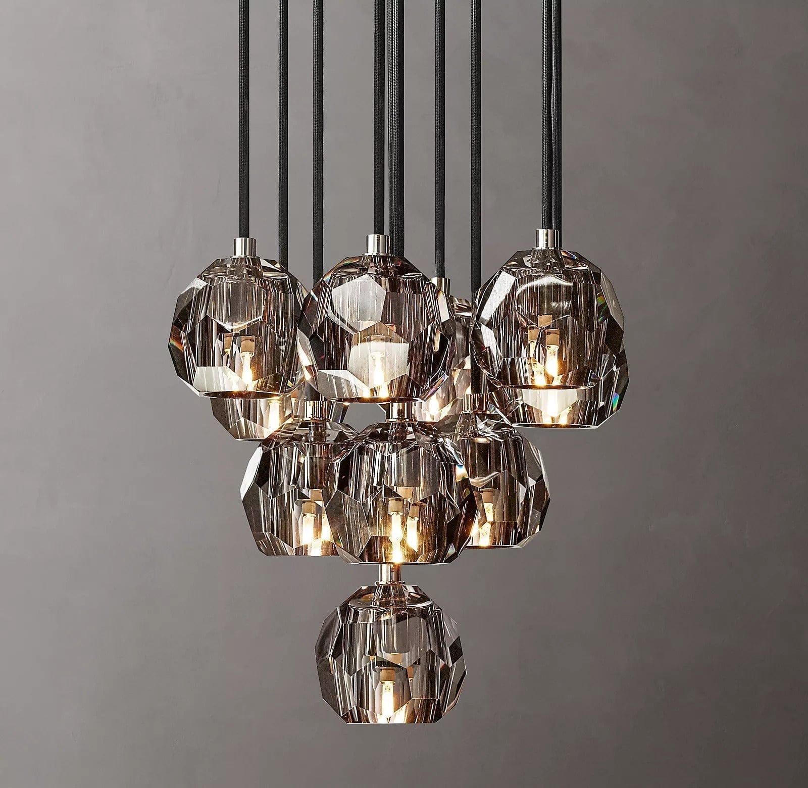 Boule Crystal Round Cluster Chandelier 14" by Franing - Chandelier,SHOP ALL,crystal chandelier,Ceiling