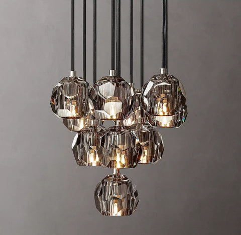 Boule Crystal Round Cluster Chandelier 14" by Franing - Chandelier,SHOP ALL,crystal chandelier,Ceiling