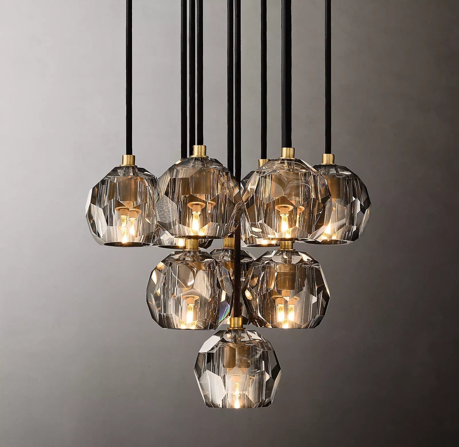 Boule Crystal Round Cluster Chandelier 14" by Franing - Chandelier,SHOP ALL,crystal chandelier,Ceiling