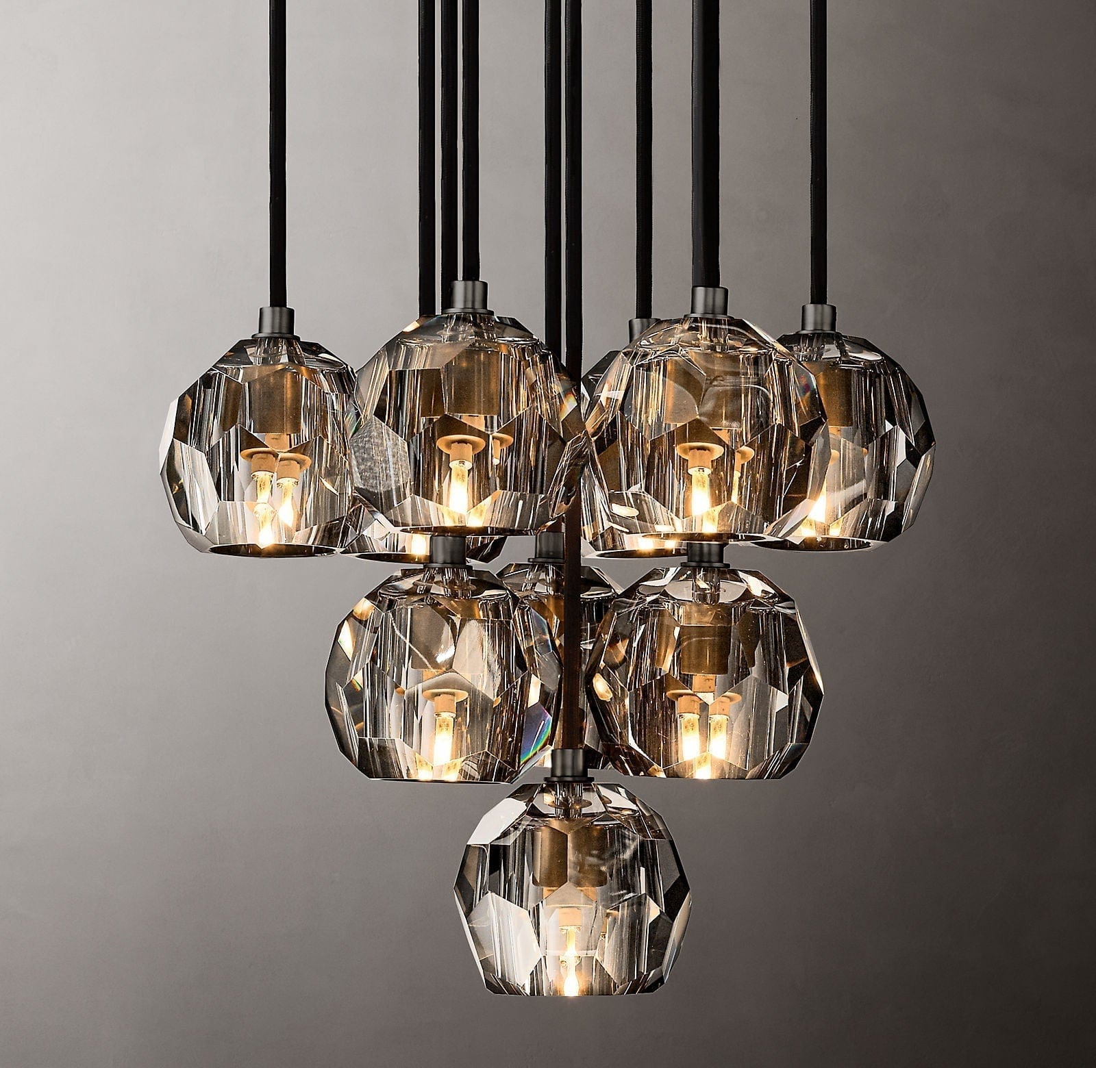 Boule Crystal Round Cluster Chandelier 14" by Franing - Chandelier,SHOP ALL,crystal chandelier,Ceiling