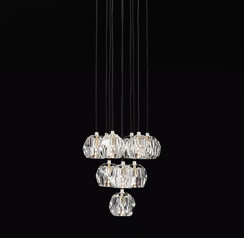 Boule Crystal Round Cluster Chandelier 14" by Franing - Chandelier,SHOP ALL,crystal chandelier,Ceiling