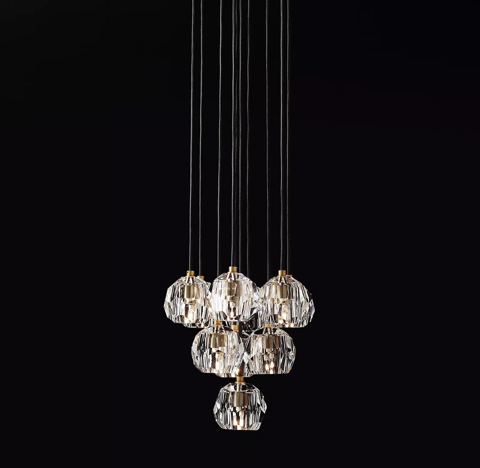 Boule Crystal Round Cluster Chandelier 14" by Franing - Chandelier,SHOP ALL,crystal chandelier,Ceiling