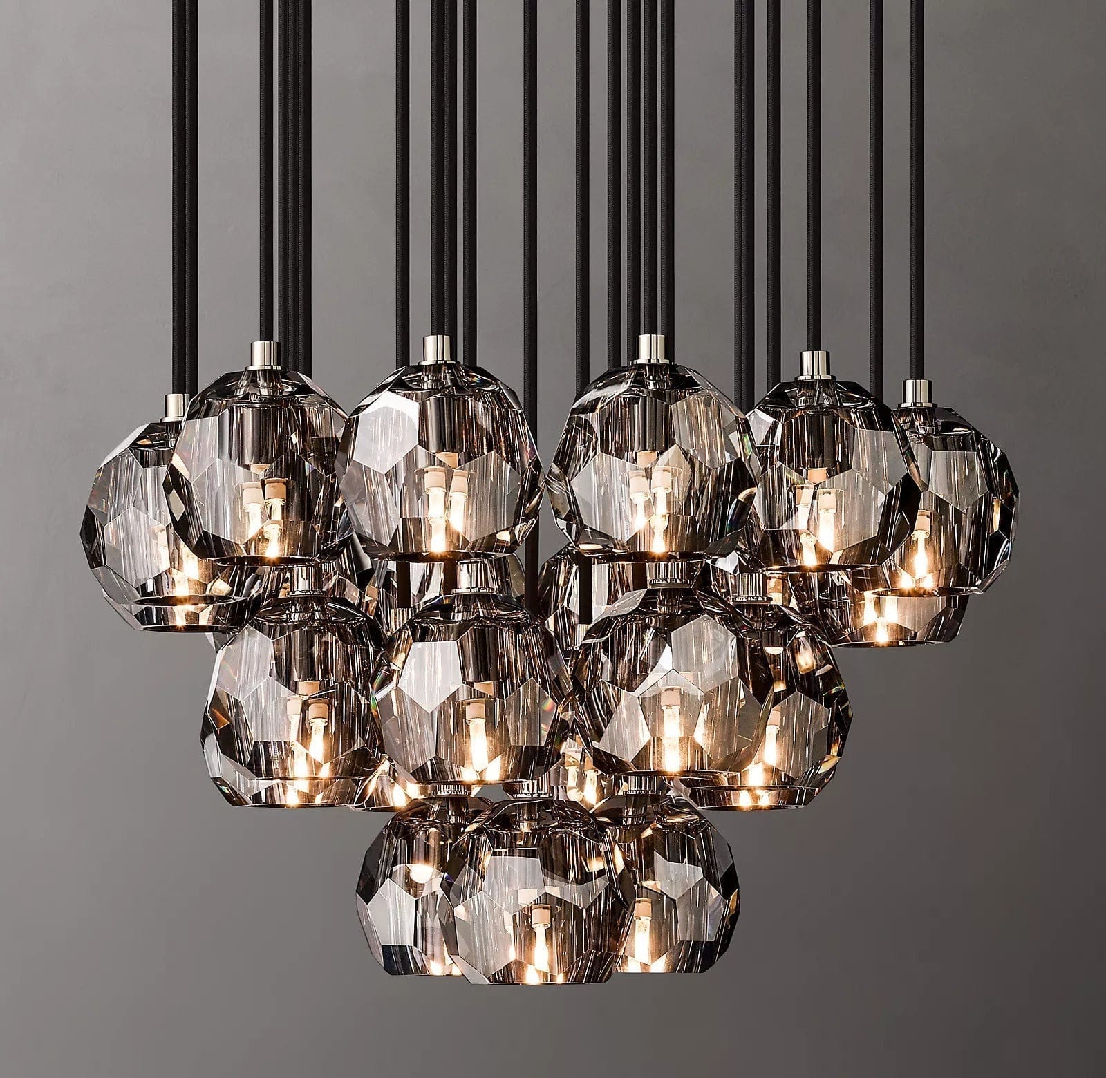 Boule Crystal Round Cluster Chandelier 24" by Franing - Chandelier,SHOP ALL,crystal chandelier,Ceiling