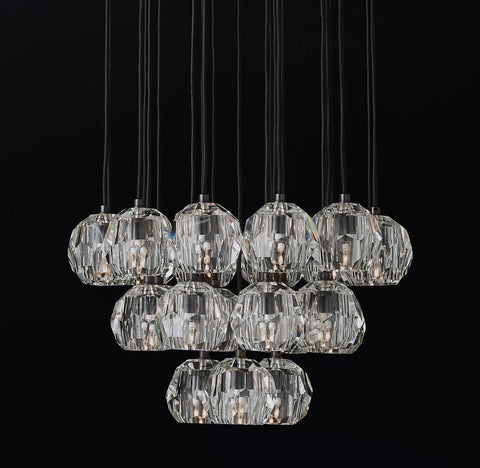 Boule Crystal Round Cluster Chandelier 24" by Franing - Chandelier,SHOP ALL,crystal chandelier,Ceiling