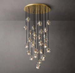Boule Crystal Round Cluster Chandelier 30" by Franing - Chandelier,SHOP ALL,crystal chandelier,Ceiling