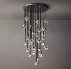 Boule Crystal Round Cluster Chandelier 30" by Franing - Chandelier,SHOP ALL,crystal chandelier,Ceiling