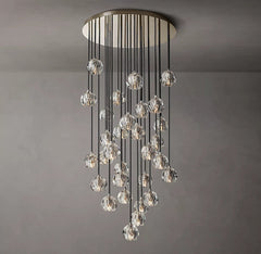 Boule Crystal Round Cluster Chandelier 30" by Franing - Chandelier,SHOP ALL,crystal chandelier,Ceiling
