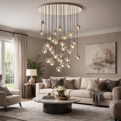 Boule Crystal Round Cluster Chandelier 40" by Franing - Chandelier,SHOP ALL,crystal chandelier,Ceiling