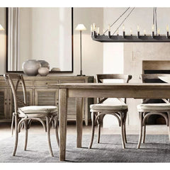 Caminy Vintage Filament Rectangular Chandelier by Franing - Chandelier,SHOP ALL,metal chandelier,Farmhouse