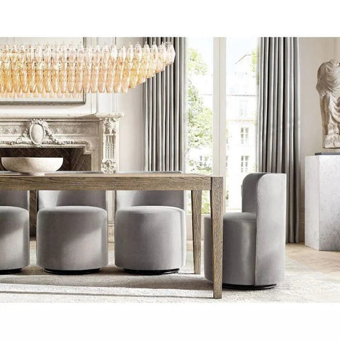 Chiara Glass Multi - Tier Rectangular Chandelier 54"W by Franing - chiaray,SHOP ALL,Chandelier,glass chandelier，Island counter/dining room
