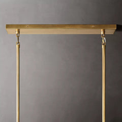 Chiara Glass Multi - Tier Rectangular Chandelier 54"W by Franing - chiaray,SHOP ALL,Chandelier,glass chandelier，Island counter/dining room