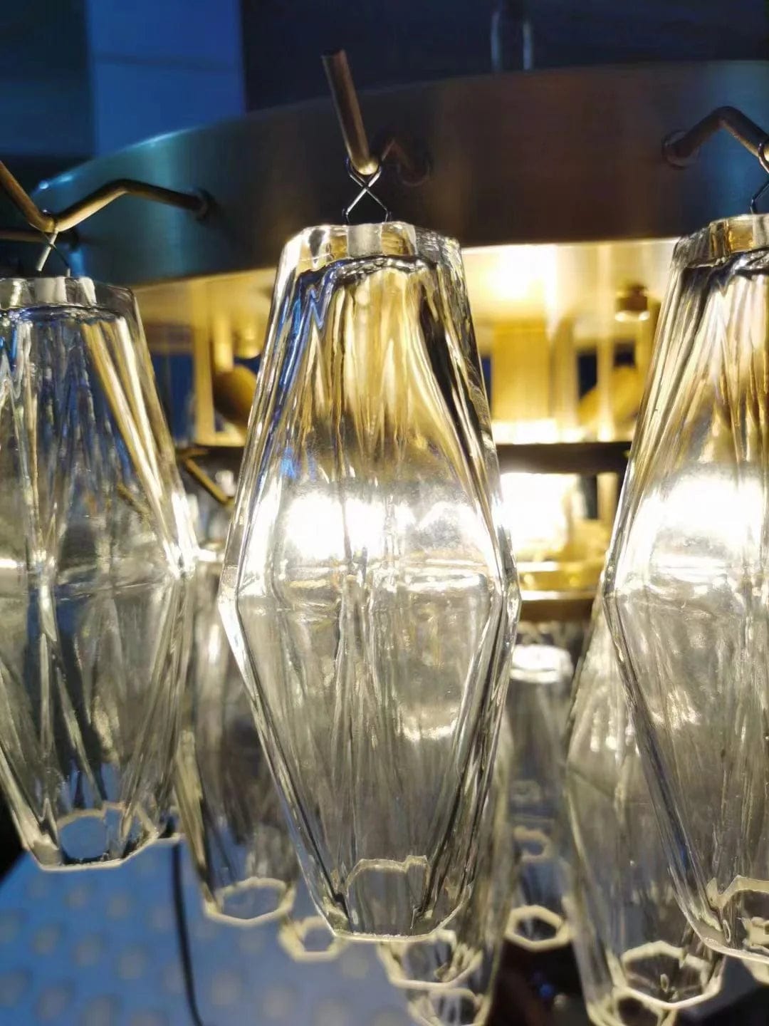 Chiara Glass Multi - Tier Square Chandelier 32"SQ by Franing - chiaray,SHOP ALL,Chandelier,glass chandelier