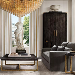 Chiara Glass Multi - Tier Square Chandelier 32"SQ by Franing - chiaray,SHOP ALL,Chandelier,glass chandelier