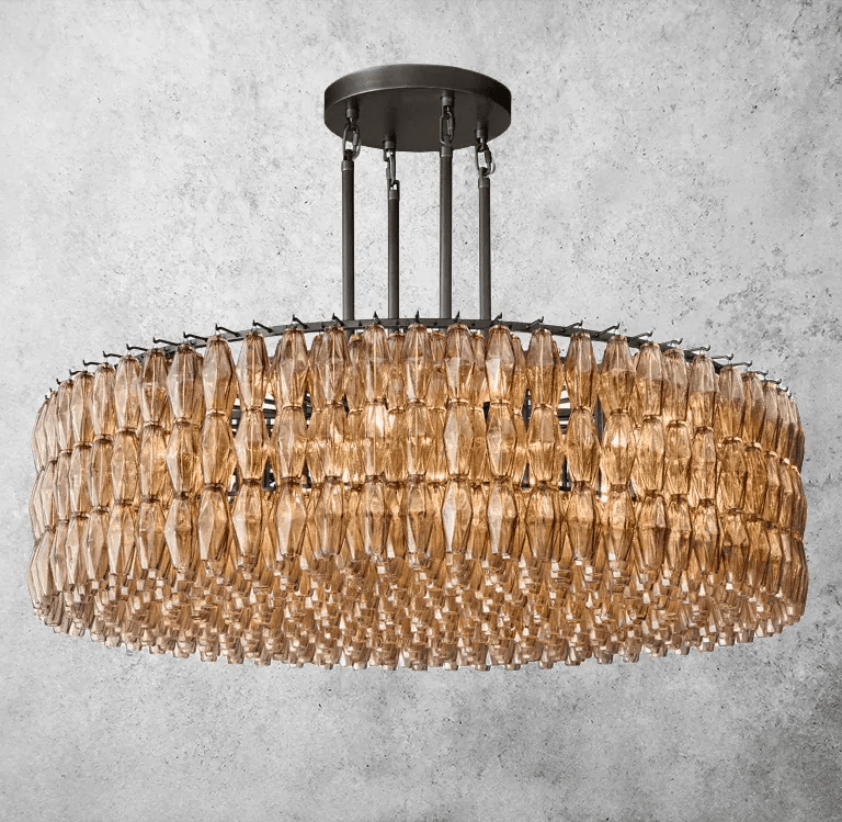 Chiara Glass Round Chandelier 37" 47” 61“ by Franing - chiaray,SHOP ALL,Chandelier,glass chandelier