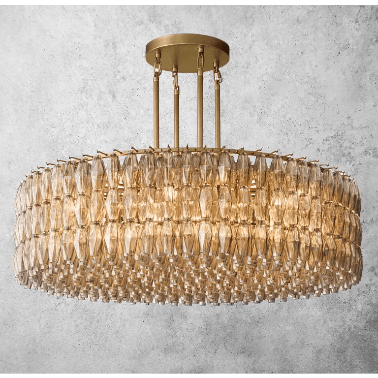 Chiara Glass Round Chandelier 37" 47” 61“ by Franing - chiaray,SHOP ALL,Chandelier,glass chandelier