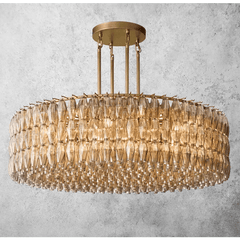 Chiara Glass Round Chandelier 37" 47” 61“ by Franing - chiaray,SHOP ALL,Chandelier,glass chandelier