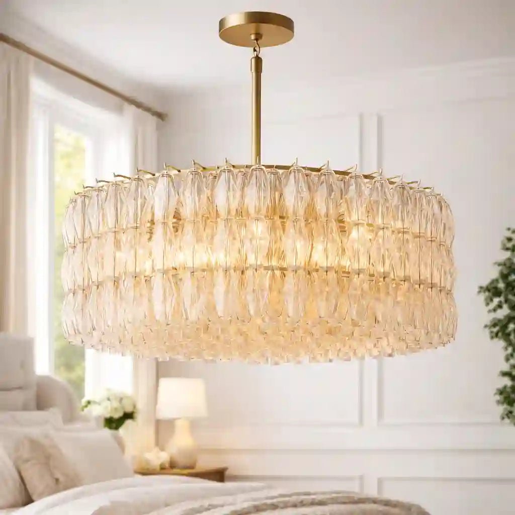 Chiara Glass Round Chandelier 37" 47” 61“ by Franing - chiaray,SHOP ALL,Chandelier,glass chandelier