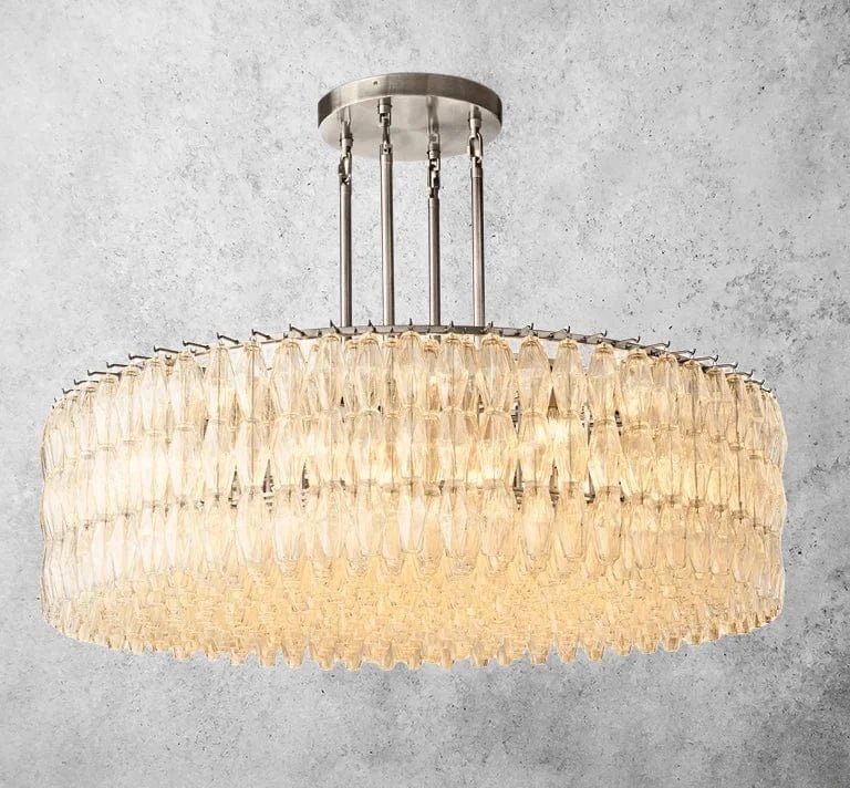 Chiara Glass Round Chandelier 37" 47” 61“ by Franing - chiaray,SHOP ALL,Chandelier,glass chandelier